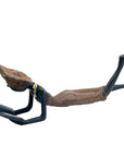 Bronze allongé 20 cm marron n°12 Bronzes d'Afrique