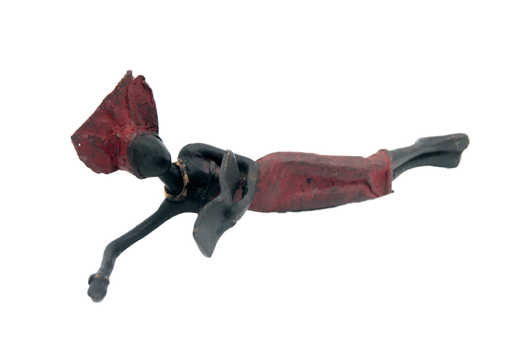 Bronze allongé 20 cm rouge n°3 Bronzes d'Afrique