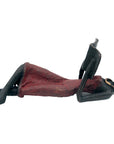 Bronze allongé 20 cm rouge n°9 Bronzes d'Afrique