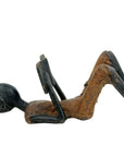 Bronze allongé 20 cm marron n°3 Bronzes d'Afrique