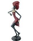 Bronze danseuse 50 cm rouge n°1 Bronzes d'Afrique
