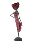 Bronze Issouf 70 cm rouge n°1 Bronzes d'Afrique