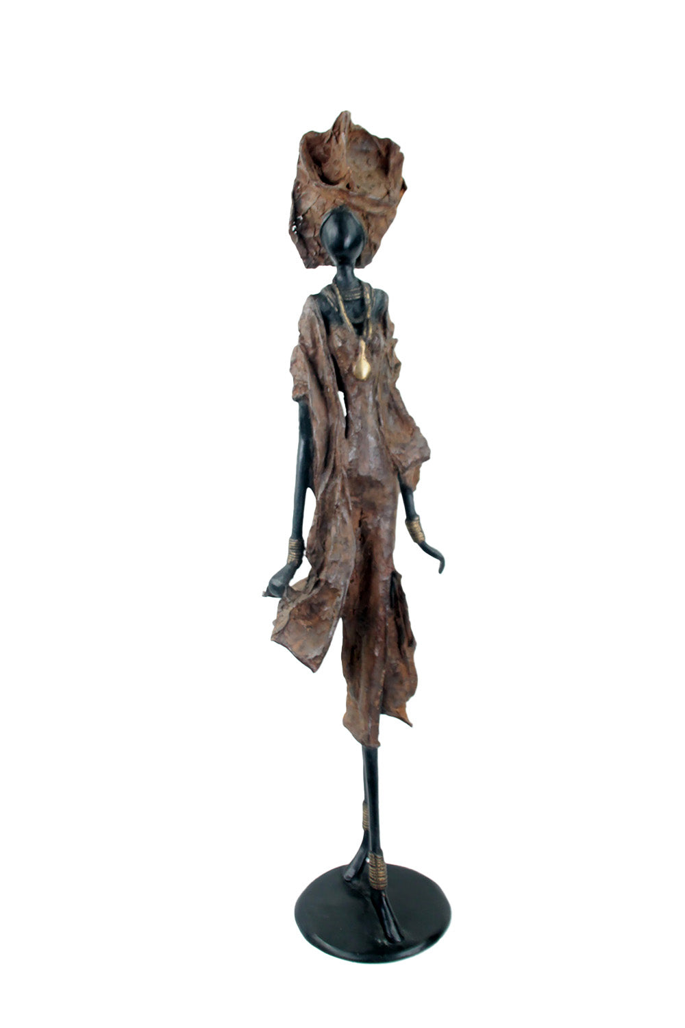 Bronze Issouf 70 cm marron n°3 Bronzes d'Afrique