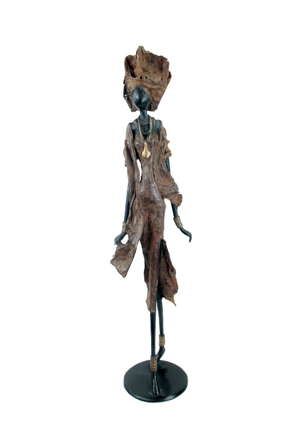 Bronze Issouf 70 cm marron n°3 Bronzes d'Afrique