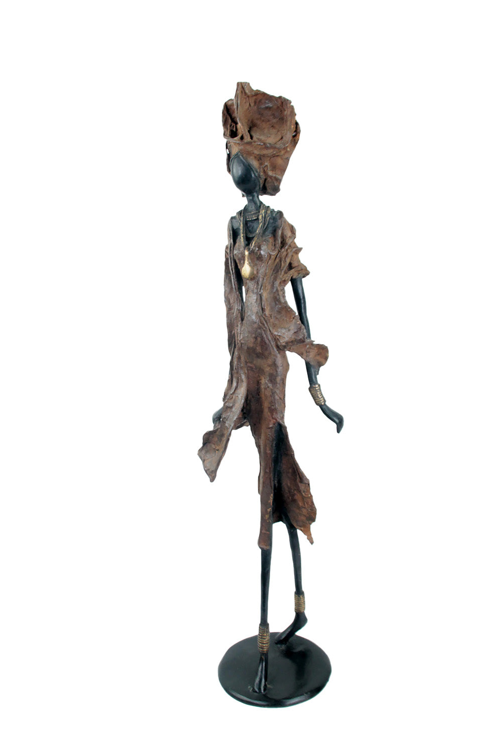 Bronze Issouf 70 cm marron n°3 Bronzes d'Afrique