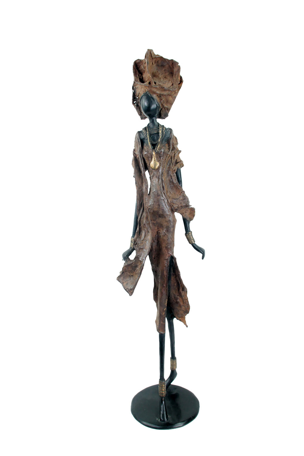 Bronze Issouf 70 cm marron n°3 Bronzes d'Afrique