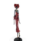 Bronze Issouf 80 cm rouge n°1 Bronzes d'Afrique