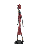 Bronze Issouf 80 cm rouge n°1 Bronzes d'Afrique