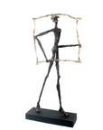 Bronze le paradigme 60 cm marron et doré n°1 Bronzes d'Afrique