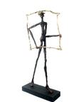Bronze le paradigme 60 cm marron et doré n°1 Bronzes d'Afrique