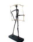 Bronze le paradigme 60 cm marron et doré n°1 Bronzes d'Afrique