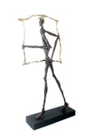 Bronze le paradigme 60 cm marron et doré n°1 Bronzes d'Afrique