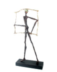 Bronze le paradigme 60 cm marron et doré n°1 Bronzes d'Afrique