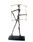 Bronze le paradigme 60 cm marron et doré n°1 Bronzes d'Afrique