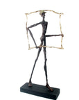 Bronze le paradigme 60 cm marron et doré n°1 Bronzes d'Afrique