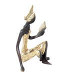Bronze assis à poser 25 cm doré n°4 Bronzes d'Afrique