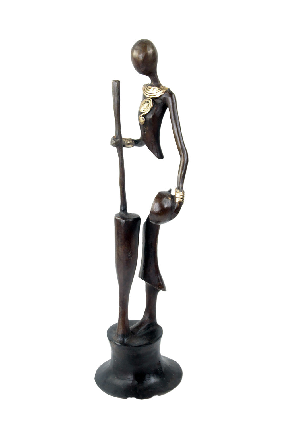 Bronze Catalano 30 cm marron n°1 Bronzes d'Afrique