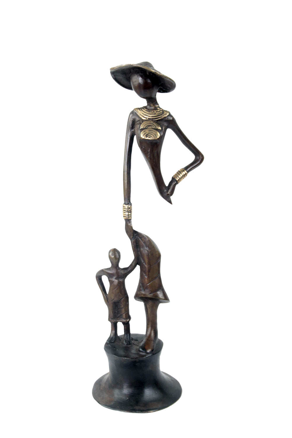 Bronze Catalano 30 cm marron n°6 Bronzes d'Afrique