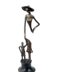Bronze Catalano 30 cm marron n°6 Bronzes d'Afrique