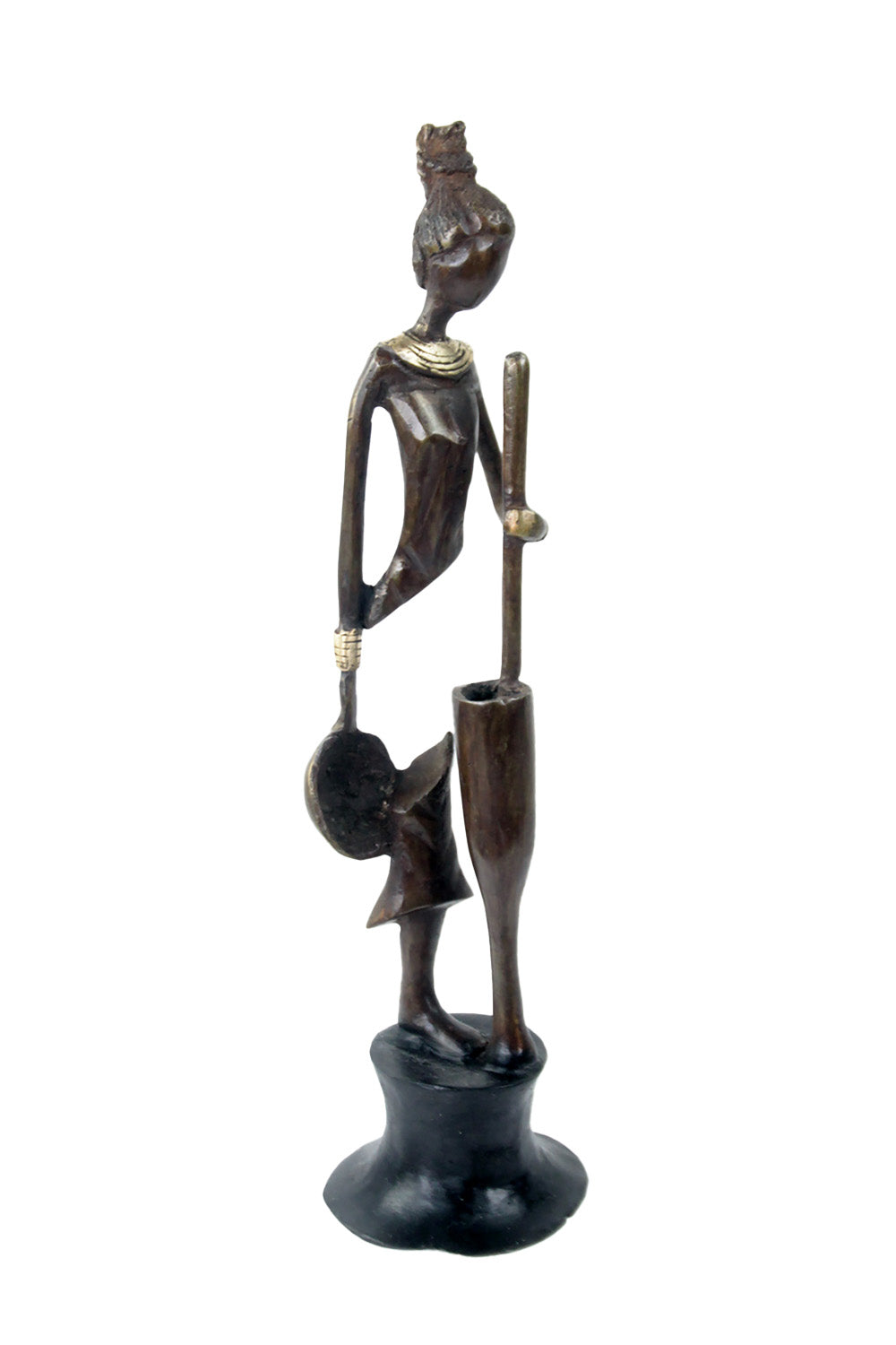 Bronze Catalano 30 cm marron n°7 Bronzes d'Afrique