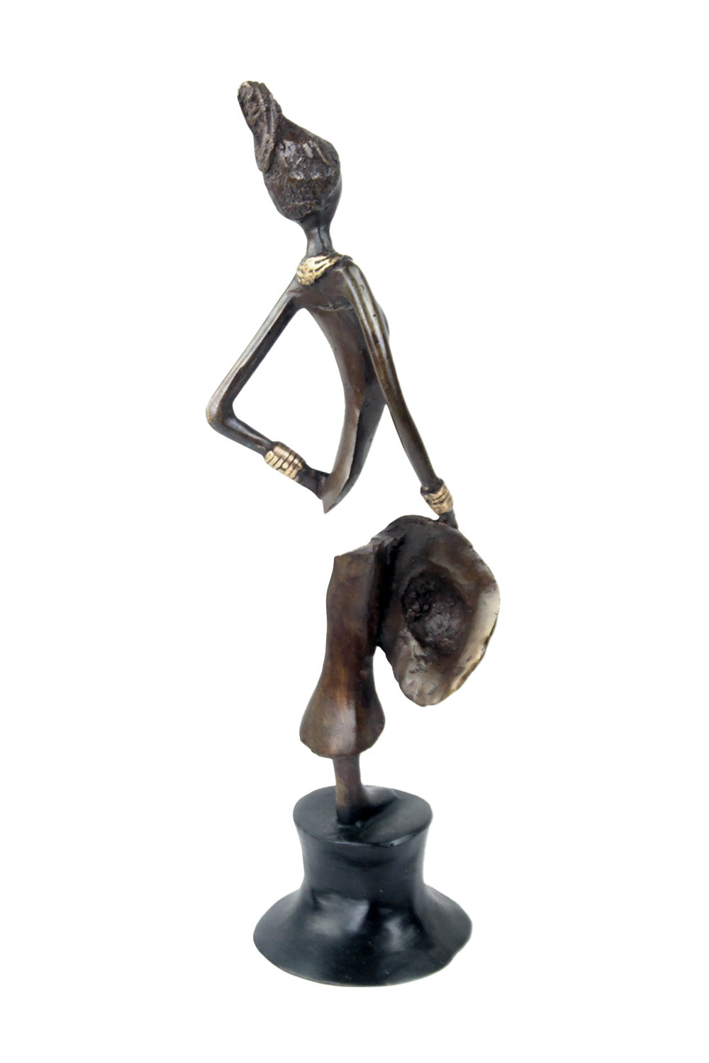 Bronze Catalano 30 cm marron n°9 Bronzes d'Afrique