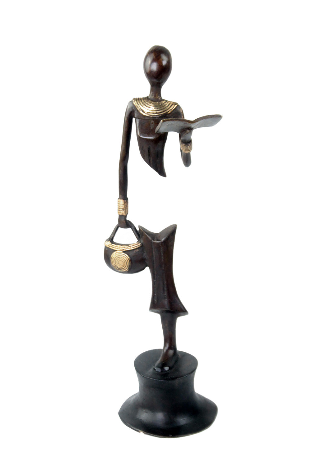 Bronze Catalano 30 cm marron n°12 Bronzes d'Afrique