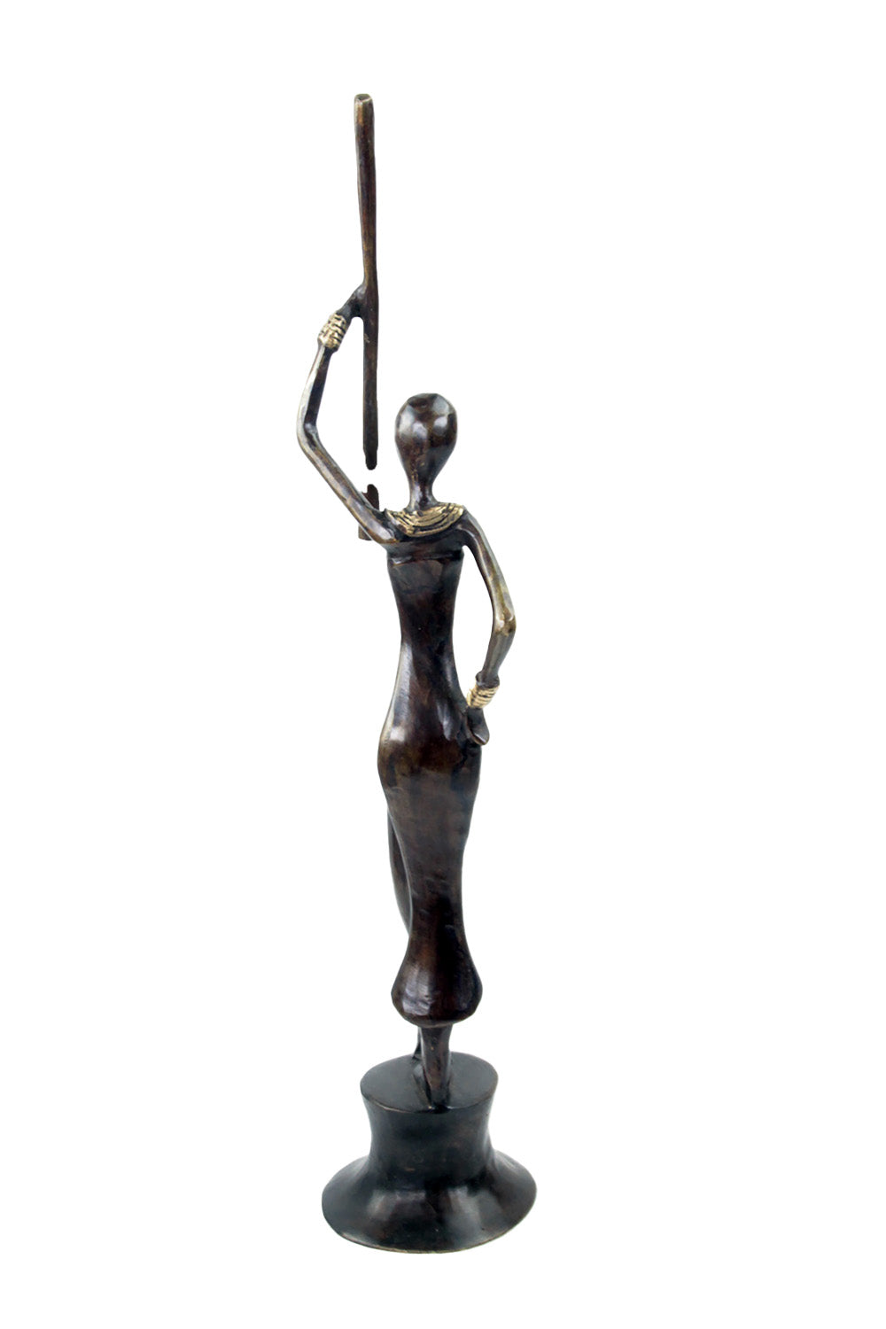 Bronze Moma 30 cm marron n°1 Bronzes d'Afrique