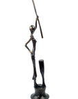 Bronze Moma 30 cm marron n°1 Bronzes d'Afrique