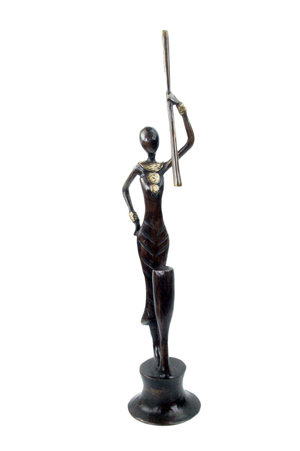 Bronze Moma 30 cm marron n°1 Bronzes d'Afrique