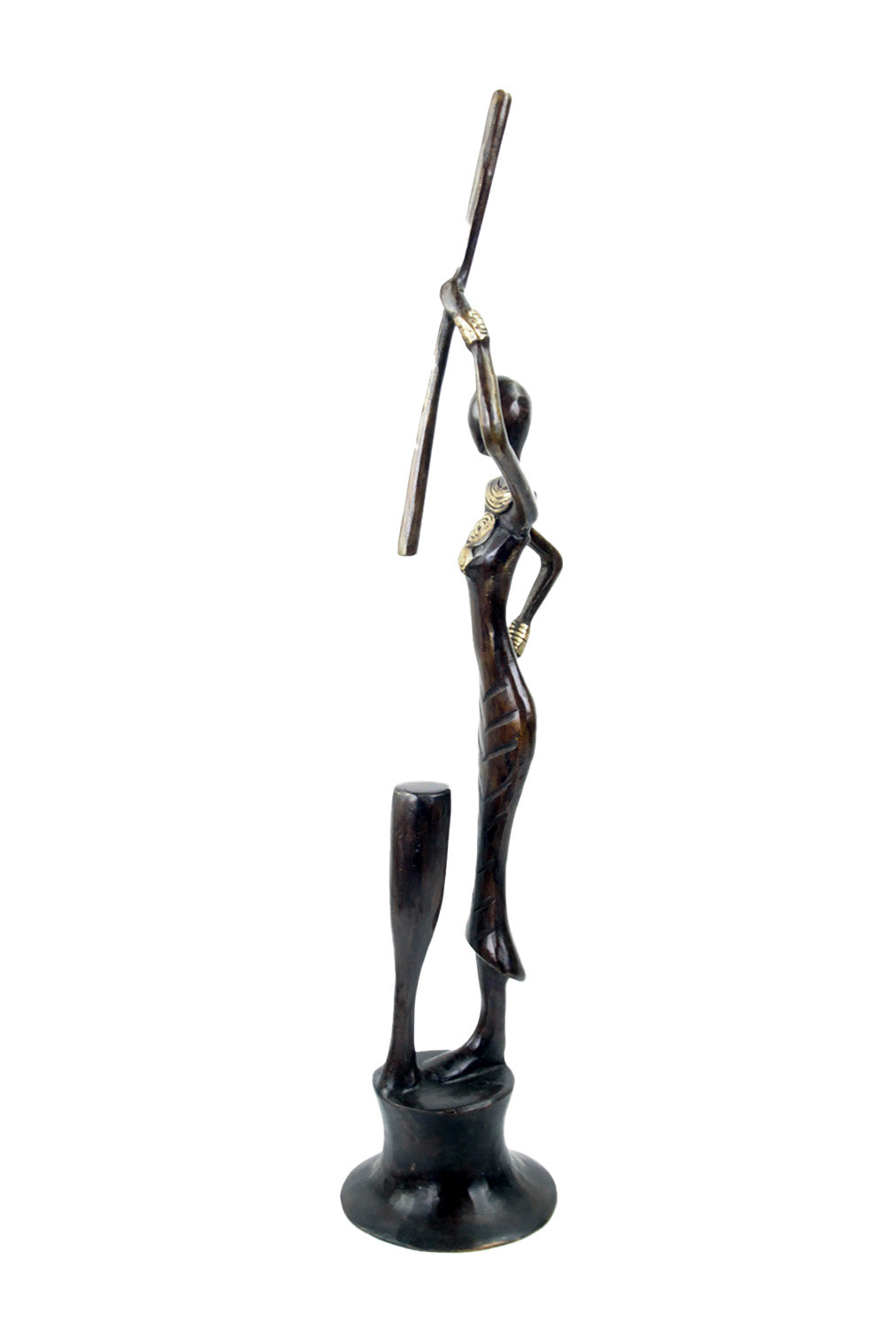 Bronze Moma 30 cm marron n°1 Bronzes d'Afrique