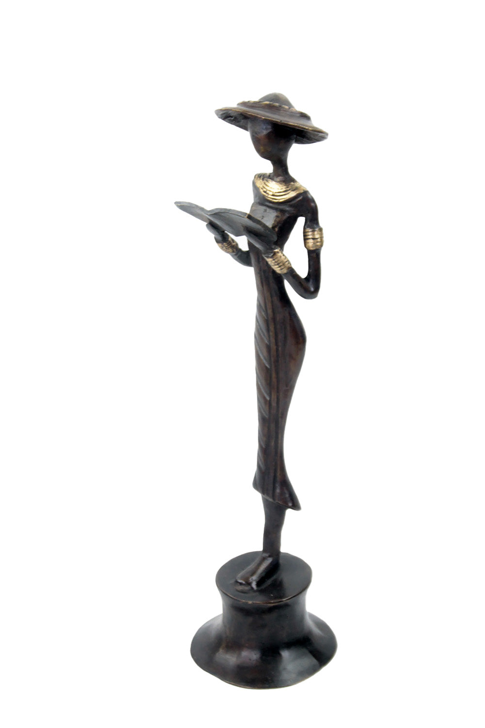 Bronze Moma 30 cm marron n°2 Bronzes d'Afrique