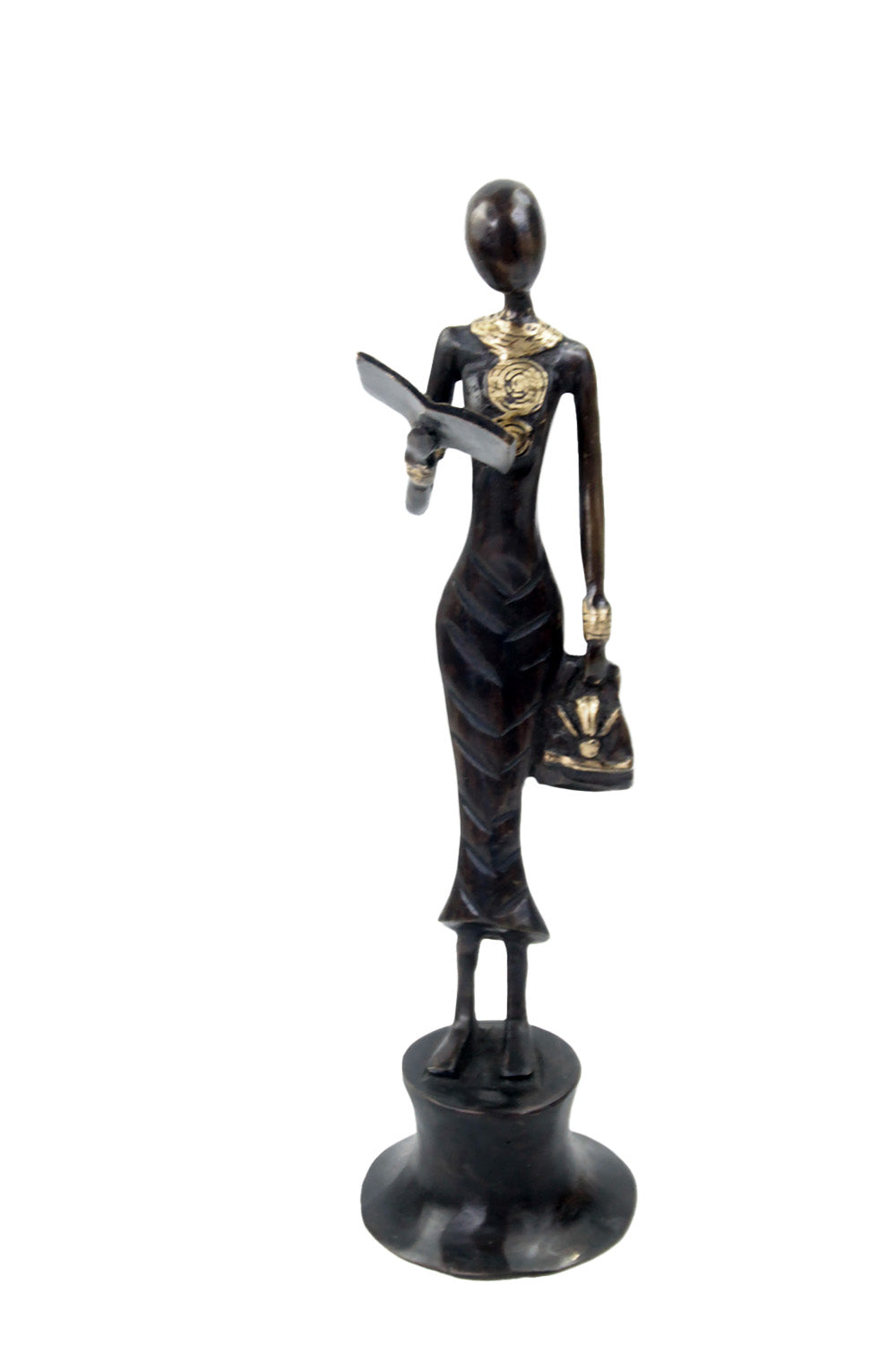 Bronze Moma 30 cm marron n°3 Bronzes d'Afrique