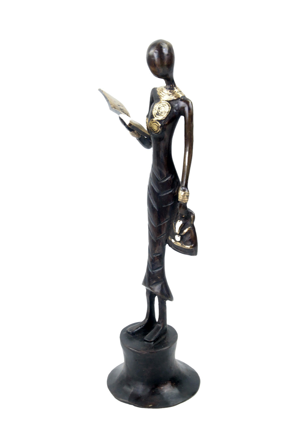 Bronze Moma 30 cm marron n°3 Bronzes d'Afrique