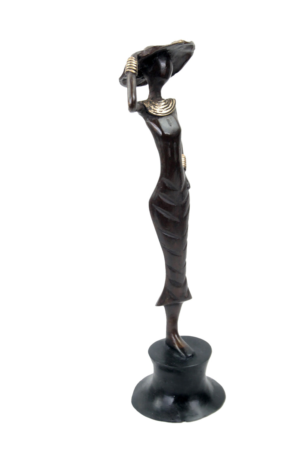 Bronze Moma 30 cm marron n°4 Bronzes d'Afrique