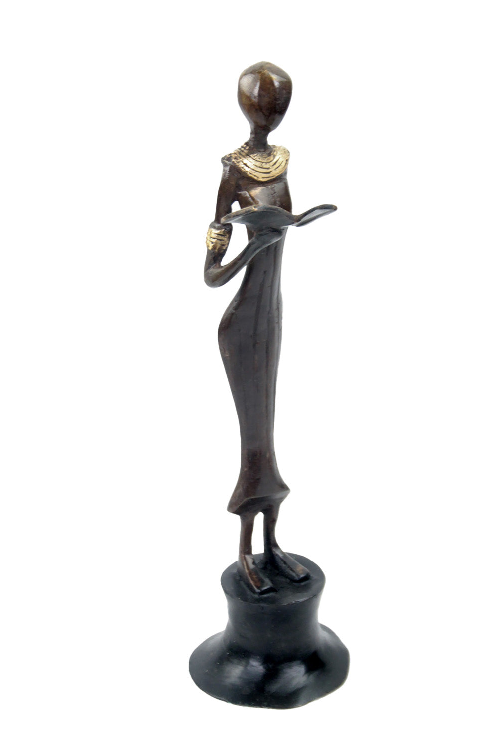 Bronze Moma 30 cm marron n°6 Bronzes d'Afrique