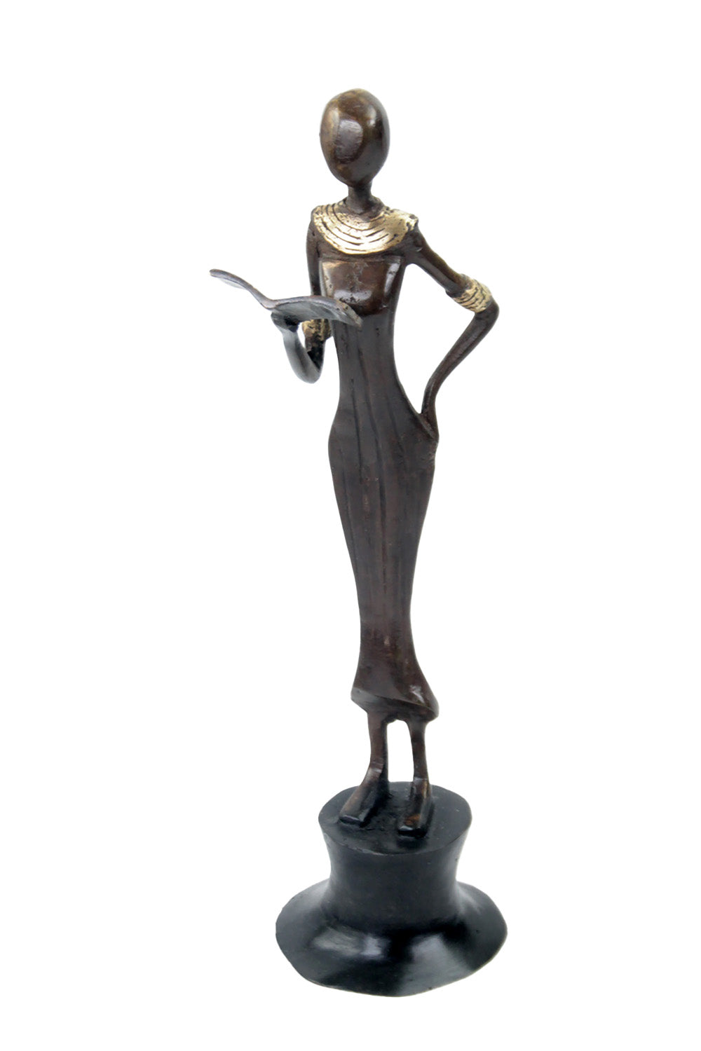 Bronze Moma 30 cm marron n°6 Bronzes d'Afrique