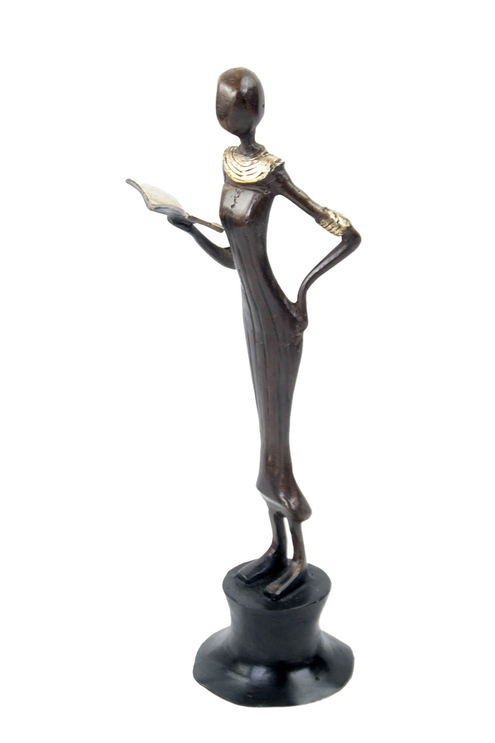 Bronze Moma 30 cm marron n°6 Bronzes d'Afrique