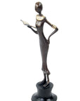Bronze Moma 30 cm marron n°6 Bronzes d'Afrique