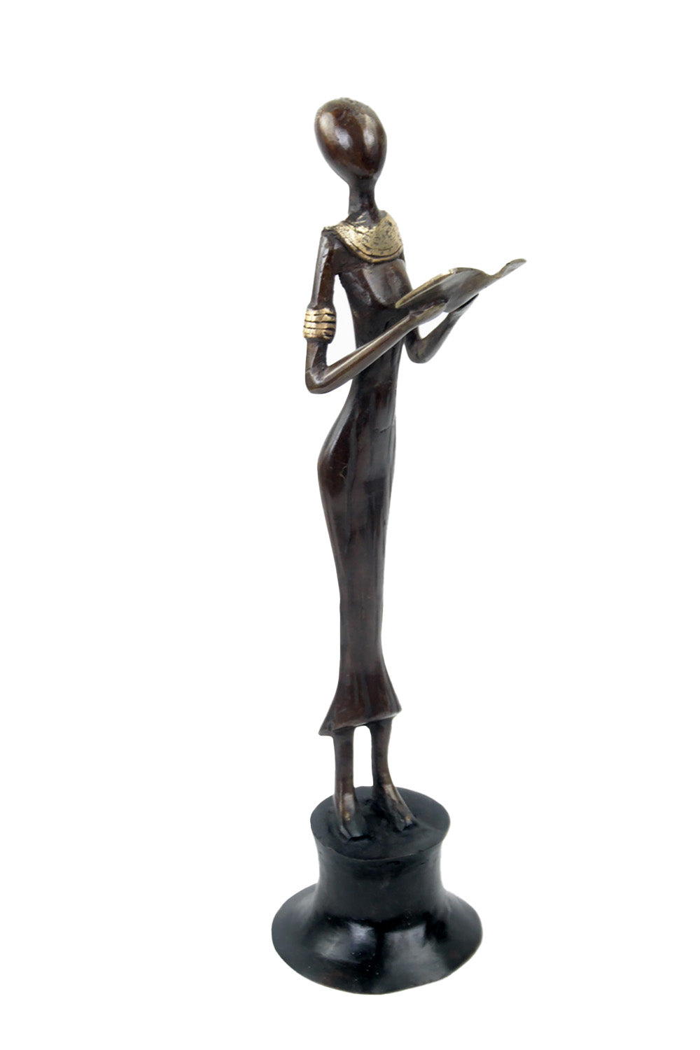 Bronze Moma 30 cm marron n°7 Bronzes d'Afrique