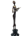 Bronze Moma 30 cm marron n°7 Bronzes d'Afrique