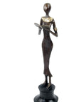 Bronze Moma 30 cm marron n°7 Bronzes d'Afrique