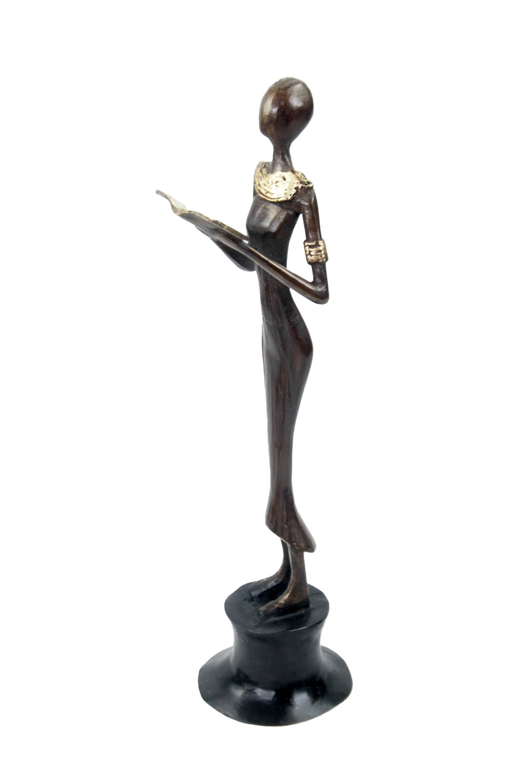 Bronze Moma 30 cm marron n°7 Bronzes d'Afrique