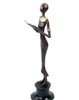 Bronze Moma 30 cm marron n°7 Bronzes d'Afrique