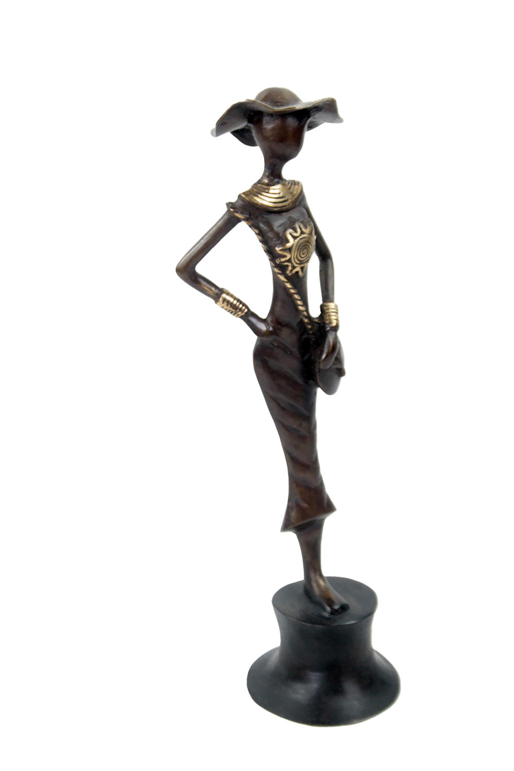 Bronze Moma 30 cm marron n°8 Bronzes d'Afrique