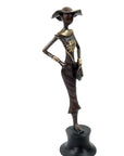 Bronze Moma 30 cm marron n°8 Bronzes d'Afrique