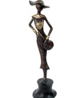 Bronze Moma 30 cm marron n°8 Bronzes d'Afrique