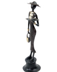 Bronze Moma 30 cm marron n°9 Bronzes d'Afrique