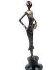 Bronze Moma 30 cm marron n°10 Bronzes d'Afrique