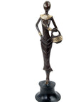 Bronze Moma 30 cm marron n°10 Bronzes d'Afrique
