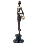 Bronze Moma 30 cm marron n°10 Bronzes d'Afrique